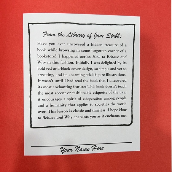 How to Behave & Why book - Picture 4 of 8